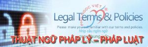 Thuật ngữ pháp lý Anh-Việt-Anh (Legal terms)