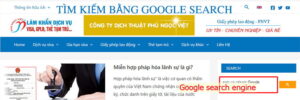Google search engine (máy tìm kiếm của google)